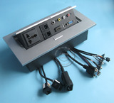 免焊直插会议桌多功能插座/桌面多媒体信息盒/HDMI接线面板L609