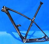 美国代购 自行车车架 碳纤维29er 19山地自行车座杆框架座杆