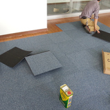 方块毯办公室方块地毯写字楼台球室棋牌室沥青块毯上海可安装