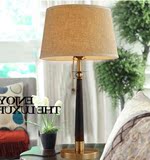 落地灯创意北欧式美式简约现代复古铜色酒店客厅灯卧室书房台灯