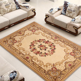 客厅茶几地毯欧式剪花床边毯简约现代美式田园防滑长方形卧室地毯