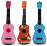 儿童吉他玩具益智早教音乐玩具四弦彩色仿真吉他可弹奏乐器送礼物