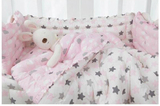 韩国正品代购婴儿床品宝宝纯棉床围、褥子、被子、枕头套装01直邮