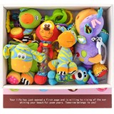 澳洲大牌Playgro初生婴儿童玩具礼盒装满月百天益智摇铃组合礼物