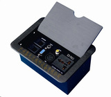 厂家直销 XCD-F0413多媒体插座 大班台桌面插座 多功能会议线盒