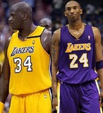 正品NBA湖人队24号科比球衣套装34奥尼尔篮球服刺绣Sw版紫黄主场