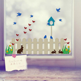 母婴儿童房早教中心玩具店幼儿园卧室装饰贴玻璃贴唯美高档墙贴
