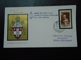 B8  梵蒂冈 1963年 教皇 首日封 2个10元  2张 照片