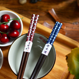 IKEA日式原木樱花筷子 尖头筷子 情侣筷 和风厨房餐具 zakka原单