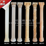 罗马柱 实木 欧式 电视背景墙 客厅 简约  雕花 定做立柱柱子批发