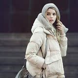 香港正品代购2015新款韩版女装冬款羽绒服时尚外套加厚保暖大衣女