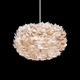 丹麦 Vita EOS 羽毛圆形吊灯灯罩 客厅卧室现代简约吊灯 浅棕色