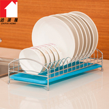 达派屋 厨房沥水架置物架塑料水槽单层大号碗架1层滴水碗盘架碟子