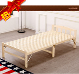 包邮实木床午休床折叠床简易正品90/1米儿童床1.2米单人床1.5大床