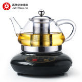 耐高温玻璃茶壶不锈钢底加热电磁炉电陶炉直火壶花草煮茶具烧水壶