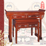 【佛缘堂】佛教神龛 高档中式红花梨供台神台 贡案神案 供桌套桌