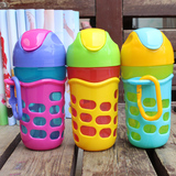 夏季婴儿幼儿儿童水杯吸管杯防漏吸水宝宝喝水杯学饮背带防摔便携