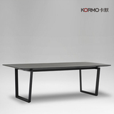 北京卡默家具 现代简约 长方形餐桌 实木贴面 多尺寸可定制 威戈1