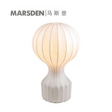 马斯登/MARSDEN 现代简约蚕丝加玻璃纤维云朵吊灯创意设计师的灯