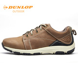 Dunlop登路普户外休闲鞋男头层牛皮系带耐磨减震运动男鞋3120303