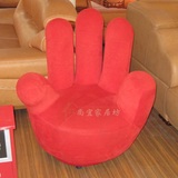 个性可爱五指沙发 懒人创意沙发 单人旋转休闲椅子红色手指沙发