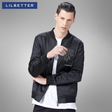 Lilbetter男士夹克 韩版修身小立领春季外套潮流上衣休闲Jacket男
