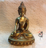 藏传佛教 国产精品仿尼泊尔 纯铜佛像 释迦摩尼佛5寸