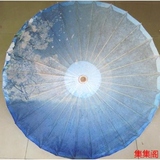 油纸伞 防雨防晒 泸州油纸伞 复古 舞蹈礼品 实用 传统 蓝色印象