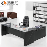广州办公家具新款特价老板桌大班台总裁主管桌时尚现代简约办公桌