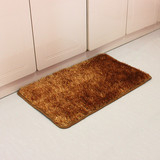 韩国丝纯色地毯加密加亮丝客厅沙发茶几门垫地垫家用长方形定做