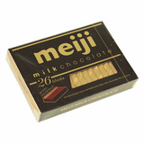 热卖 日本直送零食 Meiji明治至尊牛奶巧克力(钢琴版)120g 26枚