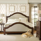 美式乡村家具全实木床 欧式真皮双人床 布艺软包床1.5 1.8米婚床