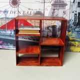 桌上书架创意简易书架置物架学生桌小书架办公桌架实木架定做木架