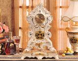 欧式 陶瓷 座钟 客厅卧室玻璃钟表简约两用现代复古新品热卖静音