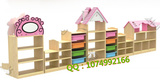 高档幼儿园木质木制组合书柜儿童防火板储物柜积木玩具收拾架柜子
