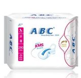 ABC卫生巾纤薄纯棉柔夜用8片/包 健康清凉 K12 12包起包邮