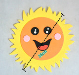 幼儿园装饰品墙壁贴画 教室墙饰布置材料 泡沫开心笑脸大太阳