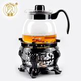金团 茶具酒精茶炉玻璃茶壶耐高温花茶壶功夫煮茶炉咖啡茶道配件
