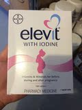 新西兰直邮 Elevit爱维乐备孕孕妇多元维生素全营养片(100片)