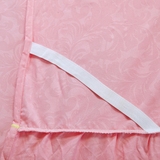 全棉纯色压花宾馆床裙床罩1.2 1.5m1.8米2米单件活性棉四件套床套