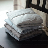 日式薄款简约素色素麻素布布艺色织纯色棉麻餐椅垫坐垫座垫垫子
