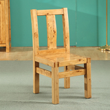 全实木餐椅简约餐桌椅餐厅全柏木椅子靠背椅凳子木质椅子木头餐椅