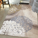 欧式美式定做制中式新西兰进口纯羊毛卧室客厅茶几蓝地垫炕毯地毯