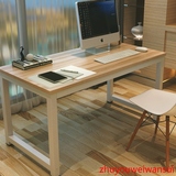 包邮电脑桌台式宜家组装双人办公桌子家用简约现代写字台简易书桌
