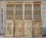 古董木雕镂空格栅门(228)老家具木器门窗雕板帘子隔断屏风红酸枝