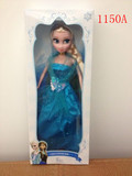 迪斯尼冰雪奇缘芭比娃娃艾尔莎安娜公主女孩玩具六一生日贴心礼物