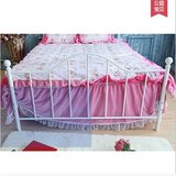 床双人床1.8米儿童单人床钢管床1.5米公主床特价韩式铁艺床1米铁