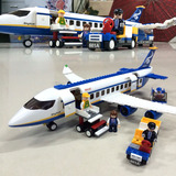 小鲁班拼装玩具乐高积木塑料拼插飞机模型儿童益智力组装6-8-12岁
