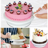 工具生日蛋糕转盘裱花台转台防滑裱花架制作蛋糕面包厨房烘焙模具