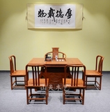 红木茶桌椅组合花梨木功夫茶台非花实木雕花茶几小型明清古典家具
